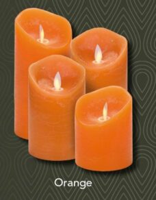 Magic Flame Candle Orange 125 mm