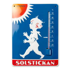 Termometer plåt ”Solstickan”