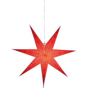 Pappersstjärna Dot Röd 70 cm