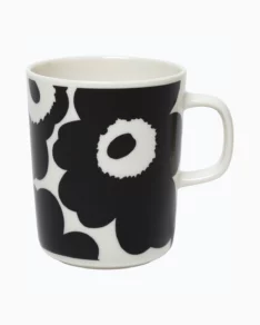Unikko mug 2,5 dl white, black