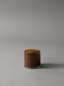 Lyric Candle holder – Xsmall Dark brown